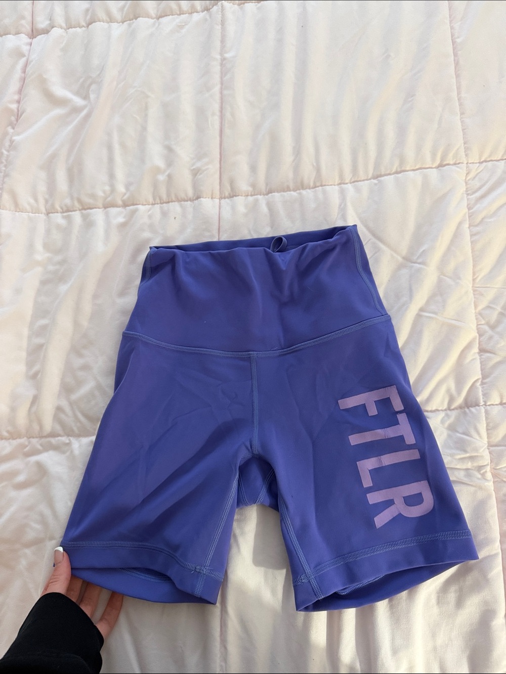 lululemon athletica Violet High-Rise Bike Shorts with FTLR Print